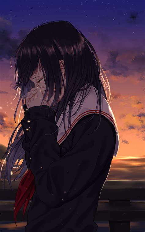 Artist Acerola Saitou Anime Girl Crying Sad Anime Girl Manga Anime