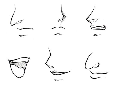 Nose1a 1242×943 Draw Manga Anime Comic Art References