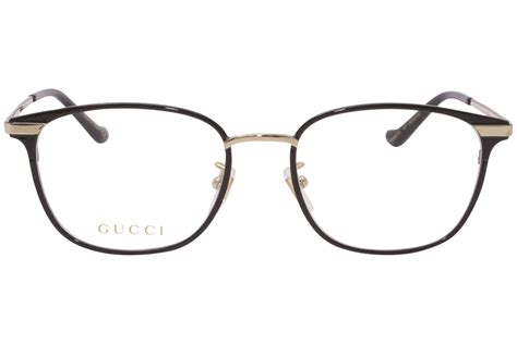 gucci eyeglasses gg0864oa 002 black silver 53 18 145mm