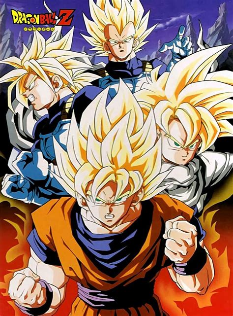 Goku Gohan Vegeta And Trunks Dragon Ball Gt Dragon Ball Super Manga