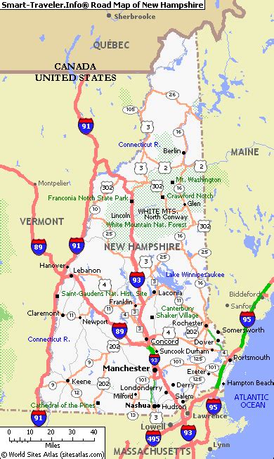 Map Of Southern New Hampshire Maping Resources