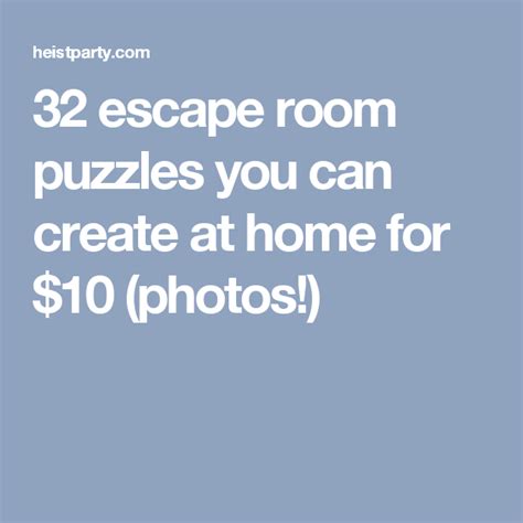 We did not find results for: 62 Handpicked DIY Escape Room Puzzle Ideas That Create Joy ...