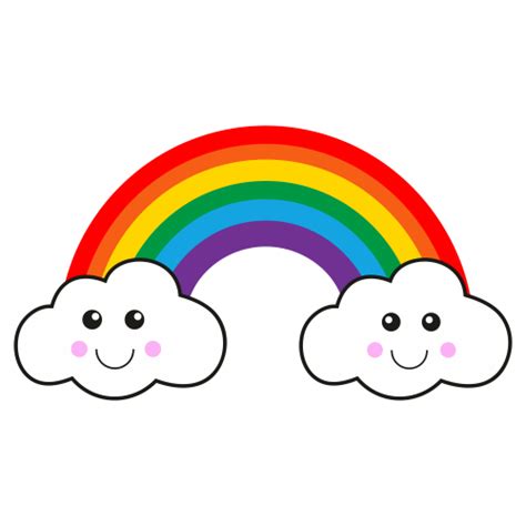 buy rainbow with cloud svg png online in america