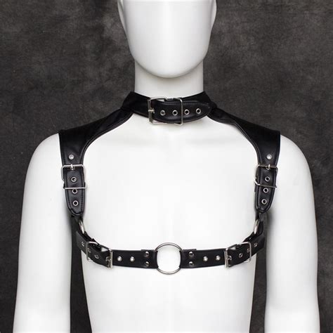 Men Sexy Pu Leather Strap On Harness Belt Bondage Slave Body Harnesses