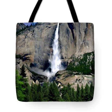 Yosemite Falls National Park Painting By Bob And Nadine Johnston