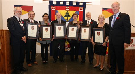 Six Recognized With Distinguished Service Award Queens Alumni