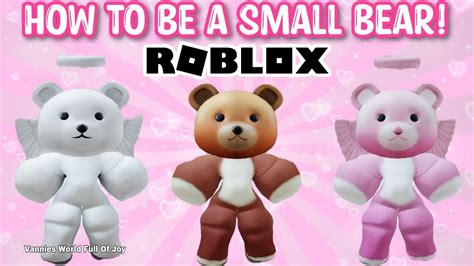 🐻⚠️how To Be A Small Bear In Roblox Roblox Step By Step Tutorial