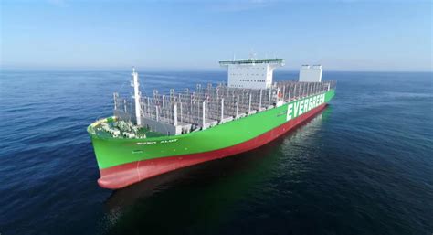 Grösstes Containerschiff Der Welt Evergreen Stellt Neuen Rekord Auf