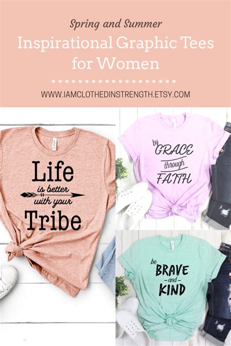 Inspirational Graphic Tees For Women These Tshirts With Encouraging