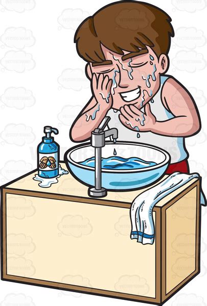 Washing Face Clipart Free Images At Vector Clip Art