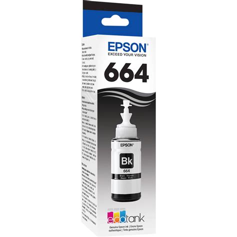 Epson 664 6641 Black 70ml Genuine Ink Bottle Printer Point