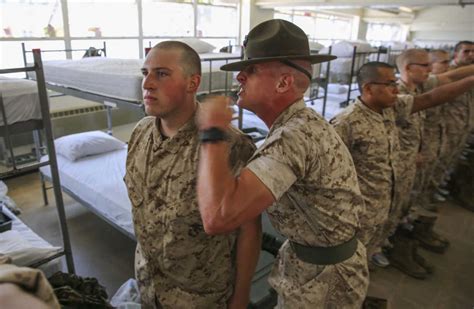 Going to boot camp is an experience that every enlisted military personnel member will have to go through. 160624-M-FJ744-092 | Marine Boot Camp HQ
