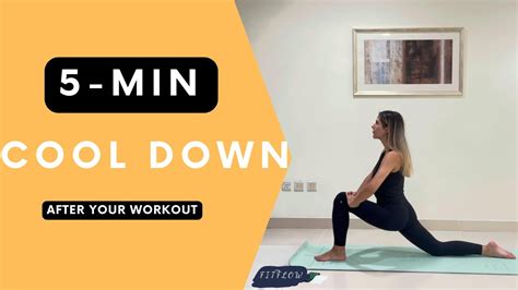 Quick 5 Min Cool Down Essential Stretch For Post Exercise Youtube