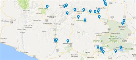 Mapa 40 Lugares Obligatorios En Arequipa Viajar Por Perú