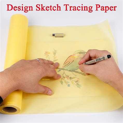 46m Colorful Sketch Tracing Paper Sketches Preliminary Translucent