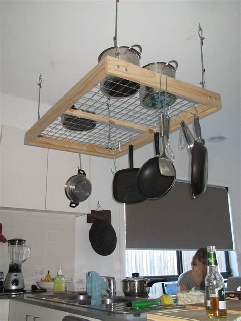 How To Build A Diy Pot Rack And Secure It To Your Ceiling Artofit