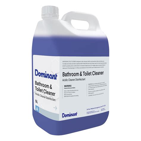 Bathroom And Toilet Cleaner 5l Bottle Dominant