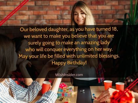 Happy Th Birthday Wishes For Daughter Wish Insider