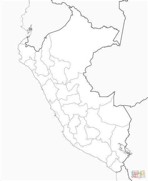 Mapa Del Peru Y Departamentos Para Colorear Mapas Peru Mapa Mapa De Images