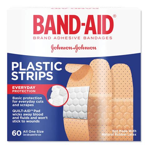 JOJ100563500 BAND AID 100563500 Plastic Adhesive Bandages 3 4 X 3