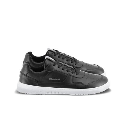 Barefoot Sneakers Barebarics Zing Black And White Leather Be Lenka