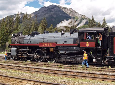 Side View Of Canadian Pacific Loco 2816 Wheel Arrangement Flickr