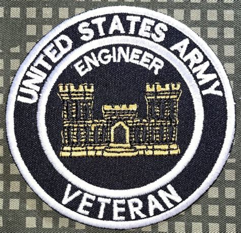 Us Army Engineer Veteran Patch Decal Patch Co