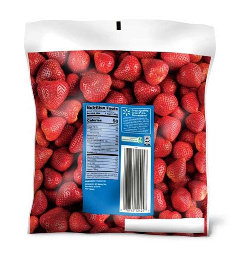 Great Value Frozen Whole Strawberries 64 Oz