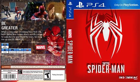 Spider Man Ps4 Custom Cover Spidermanps4