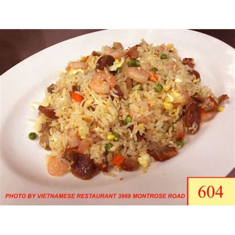 604 CƠm ChiÊn DƯƠng ChÂu Yang Chow Fried Rice Shrimp Bbq Pork