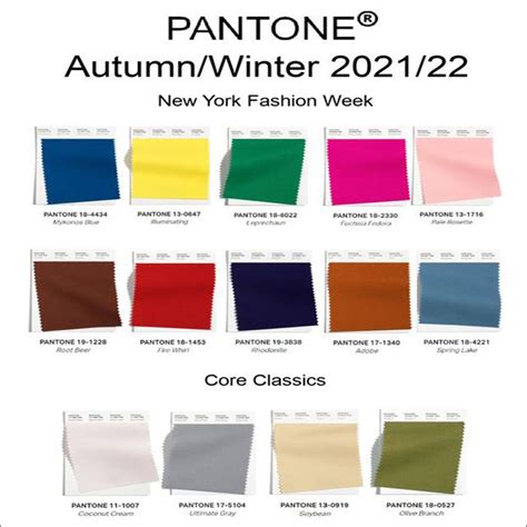 Pantone Fall Winter 20212022 Color Trends Jacket Society Fall Color