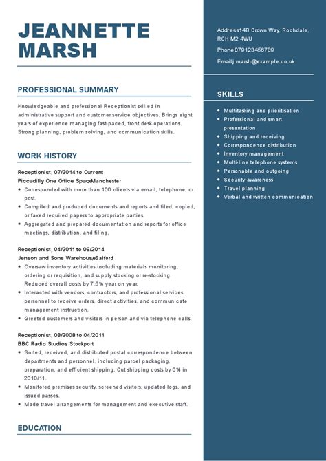 Administration Cv Example Guide Tips Myperfectcv