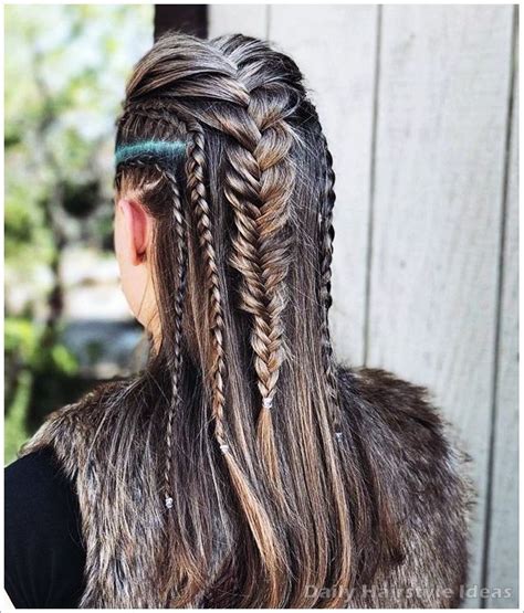 15 cool and traditional viking hairstyles women 6 viking hair lagertha hair braids for long