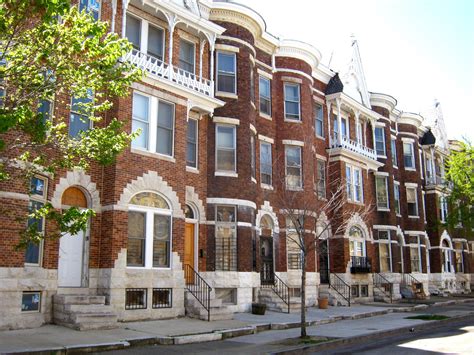 Row House The History Of Baltimore Rowhouses Baltimore City