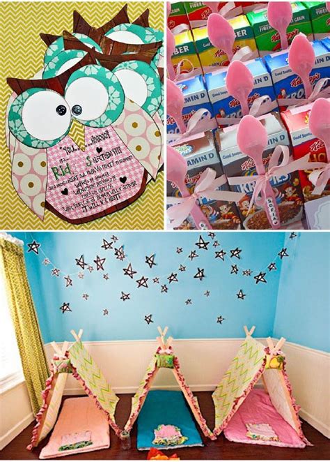 Cute Slumber Party Idea Glamping Party Sleepover Party Bday Party Kids