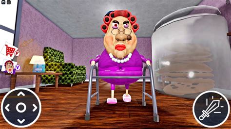 Escape Evil Grandma New Scary Obby All Jumpscares Full Gameplay