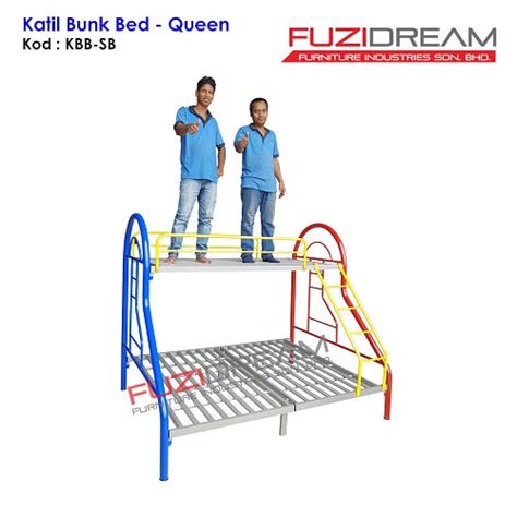 This frame is very easy to assemble and is very sturdy. Pembekal Katil Double Decker - Pembekal Perabot Asrama