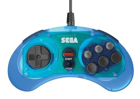 3rd Retro Bit Sega Mega Drive 8 Button Arcade Pad Usb