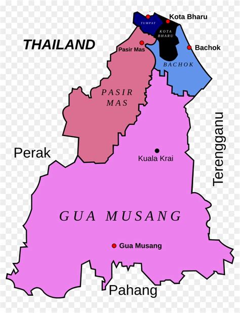 Peta Negeri Kelantan Daerah Lot 160 Simpang Empat Kampung Kemudi
