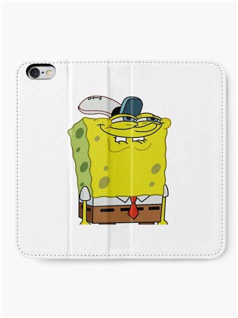 Spongebob Funny Meme Iphone Wallet By Thekaylalove Redbubble
