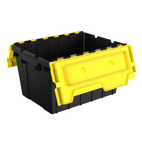 Plastic Utility Storage Box 55l With Lid Cosmoplast Ksa