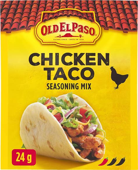 Old El Paso Chicken Taco Seasoning Mix 24 Gram Amazonca Grocery