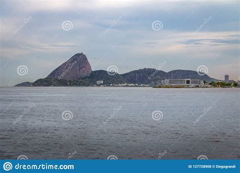 Rio De Janeiro Skyline View From Guanabara Bay With Sugar Loaf Mountain