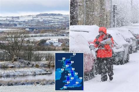 Uk Weather Snow Falls Across Britain As Country Braces For More Than