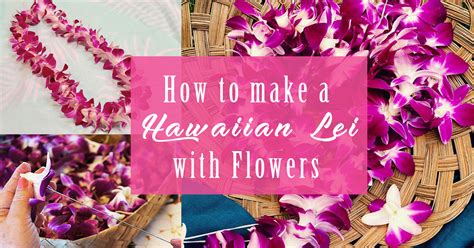Diy How To Make A Hawaiian Lei With Flowers Flower Lei Graduation Lei