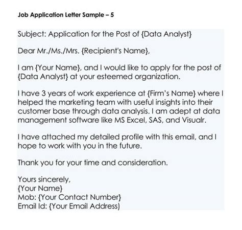 How To Write A Successful Job Application Free Templates