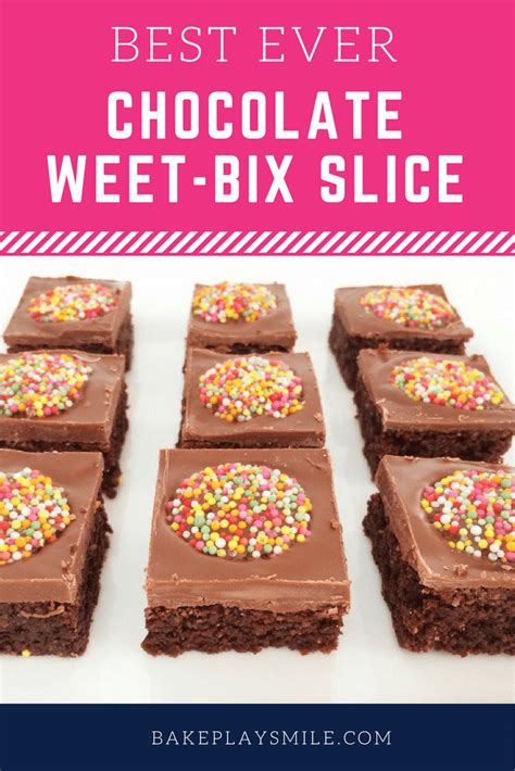 Chocolate Weet Bix Slice Best Ever Recipe Bake Play Smile