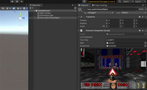 Someone Just Made Doom Run On The Unity 3d Inspector