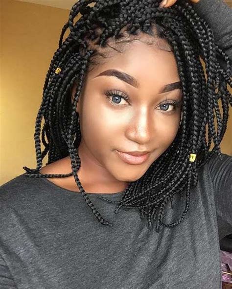 These can make your little girls look cute. Amazing Hairdos for Black Ladies with Box Braids | Short ...