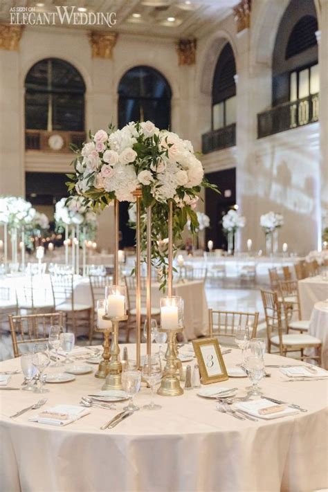 30+ Inspiring Wedding Table Decoration Ideas We Adore ... Pink lamps and light fixtures can add a hint of blush in an unexpected place.
